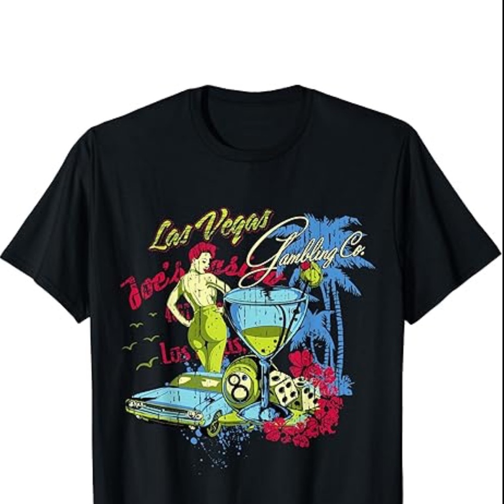Downtown Las Vegas Cropped Tee Size M